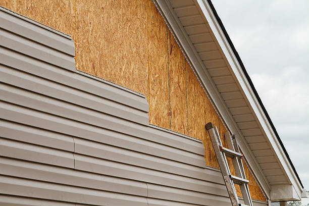 Professional Siding Inspection technician working in Chester, MD